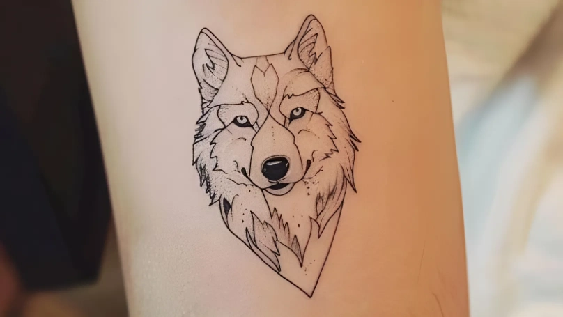 Wolf Tattoo: A Symbol of Courage in the Stock Market
