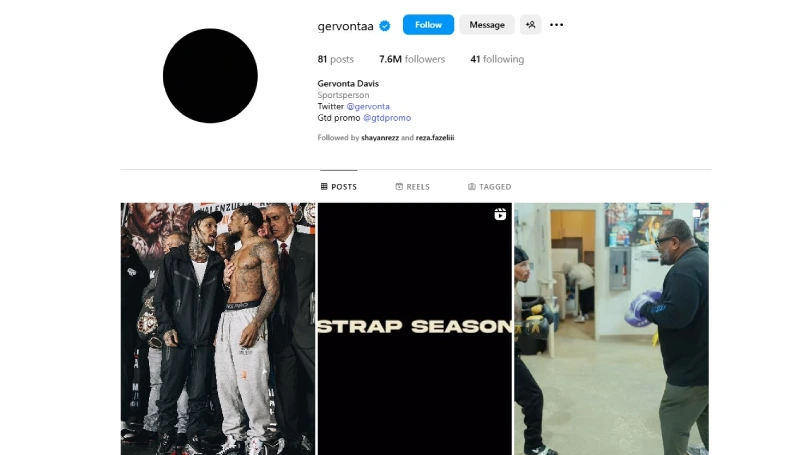 Gervonta Instagram